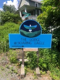 The Lodge at Soaring Eagle entrance sign
