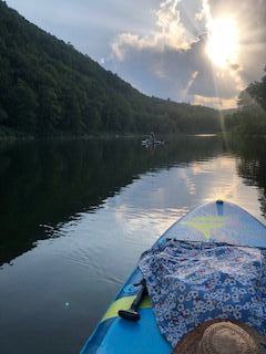 Paddleboarding on the Upper Delaware River